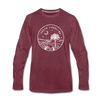 South Carolina Long Sleeve T-Shirt - State Design Unisex South Carolina Long Sleeve Shirt - heather burgundy