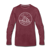 Utah Long Sleeve T-Shirt - State Design Unisex Utah Long Sleeve Shirt - heather burgundy