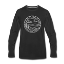 North Carolina Long Sleeve T-Shirt - State Design Unisex North Carolina Long Sleeve Shirt - black
