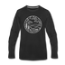 North Carolina Long Sleeve T-Shirt - State Design Unisex North Carolina Long Sleeve Shirt - black