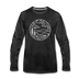 North Carolina Long Sleeve T-Shirt - State Design Unisex North Carolina Long Sleeve Shirt - charcoal gray