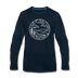 North Carolina Long Sleeve T-Shirt - State Design Unisex North Carolina Long Sleeve Shirt - deep navy