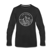 Oklahoma Long Sleeve T-Shirt - State Design Unisex Oklahoma Long Sleeve Shirt - black