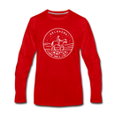 Oklahoma Long Sleeve T-Shirt - State Design Unisex Oklahoma Long Sleeve Shirt - red