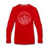 Oklahoma Long Sleeve T-Shirt - State Design Unisex Oklahoma Long Sleeve Shirt - red