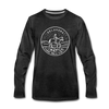 Oklahoma Long Sleeve T-Shirt - State Design Unisex Oklahoma Long Sleeve Shirt - charcoal gray