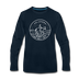 Oklahoma Long Sleeve T-Shirt - State Design Unisex Oklahoma Long Sleeve Shirt - deep navy