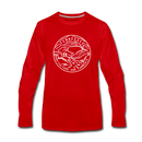 Tennessee Long Sleeve T-Shirt - State Design Unisex Tennessee Long Sleeve Shirt - red