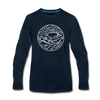Tennessee Long Sleeve T-Shirt - State Design Unisex Tennessee Long Sleeve Shirt - deep navy
