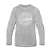 New Jersey Long Sleeve T-Shirt - State Design Unisex New Jersey Long Sleeve Shirt - heather gray