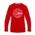 New Jersey Long Sleeve T-Shirt - State Design Unisex New Jersey Long Sleeve Shirt - red