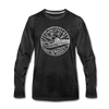 New Jersey Long Sleeve T-Shirt - State Design Unisex New Jersey Long Sleeve Shirt - charcoal gray