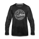 New Jersey Long Sleeve T-Shirt - State Design Unisex New Jersey Long Sleeve Shirt - charcoal gray
