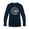 New Jersey Long Sleeve T-Shirt - State Design Unisex New Jersey Long Sleeve Shirt - deep navy