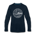 New Jersey Long Sleeve T-Shirt - State Design Unisex New Jersey Long Sleeve Shirt - deep navy