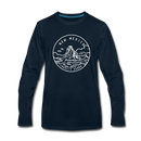 New Mexico Long Sleeve T-Shirt - State Design Unisex New Mexico Long Sleeve Shirt - deep navy