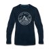 New Mexico Long Sleeve T-Shirt - State Design Unisex New Mexico Long Sleeve Shirt - deep navy