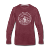 Texas Long Sleeve T-Shirt - State Design Unisex Texas Long Sleeve Shirt - heather burgundy