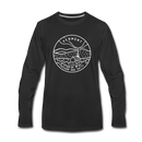 Vermont Long Sleeve T-Shirt - State Design Unisex Vermont Long Sleeve Shirt - black