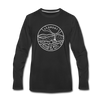 Vermont Long Sleeve T-Shirt - State Design Unisex Vermont Long Sleeve Shirt - black