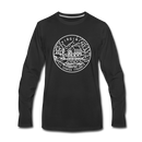 Virginia Long Sleeve T-Shirt - State Design Unisex Virginia Long Sleeve Shirt - black
