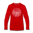 Virginia Long Sleeve T-Shirt - State Design Unisex Virginia Long Sleeve Shirt - red
