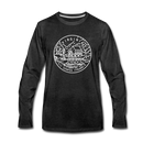 Virginia Long Sleeve T-Shirt - State Design Unisex Virginia Long Sleeve Shirt - charcoal gray