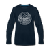 Virginia Long Sleeve T-Shirt - State Design Unisex Virginia Long Sleeve Shirt - deep navy
