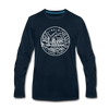 Virginia Long Sleeve T-Shirt - State Design Unisex Virginia Long Sleeve Shirt - deep navy