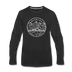 Wyoming Long Sleeve T-Shirt - State Design Unisex Wyoming Long Sleeve Shirt - black