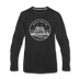 Washington Long Sleeve T-Shirt - State Design Unisex Washington Long Sleeve Shirt - black