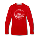 Washington Long Sleeve T-Shirt - State Design Unisex Washington Long Sleeve Shirt - red