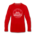 Washington Long Sleeve T-Shirt - State Design Unisex Washington Long Sleeve Shirt - red