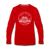 Washington Long Sleeve T-Shirt - State Design Unisex Washington Long Sleeve Shirt - red