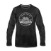 Washington Long Sleeve T-Shirt - State Design Unisex Washington Long Sleeve Shirt - charcoal gray