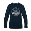 Washington Long Sleeve T-Shirt - State Design Unisex Washington Long Sleeve Shirt - deep navy