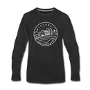 Wisconsin Long Sleeve T-Shirt - State Design Unisex Wisconsin Long Sleeve Shirt - black