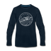 Wisconsin Long Sleeve T-Shirt - State Design Unisex Wisconsin Long Sleeve Shirt - deep navy