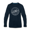 Wisconsin Long Sleeve T-Shirt - State Design Unisex Wisconsin Long Sleeve Shirt - deep navy