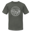 Alabama T-Shirt - State Design Unisex Alabama T Shirt - asphalt