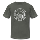 Alabama T-Shirt - State Design Unisex Alabama T Shirt - asphalt