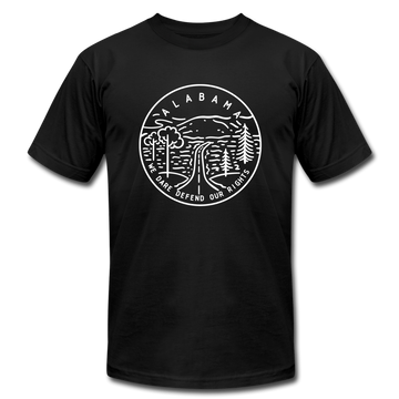 Alabama T-Shirt - State Design Unisex Alabama T Shirt - black