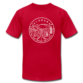 Alabama T-Shirt - State Design Unisex Alabama T Shirt - red