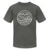 Alaska T-Shirt - State Design Unisex Alaska T Shirt - asphalt