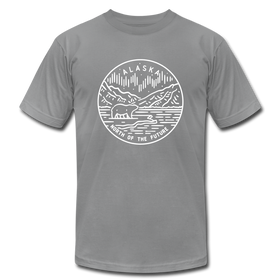 Alaska T-Shirt - State Design Unisex Alaska T Shirt - slate