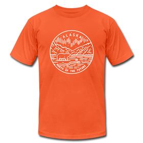 Alaska T-Shirt - State Design Unisex Alaska T Shirt - orange