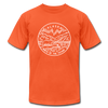 Alaska T-Shirt - State Design Unisex Alaska T Shirt - orange