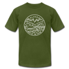 Alaska T-Shirt - State Design Unisex Alaska T Shirt - olive