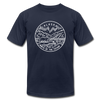 Alaska T-Shirt - State Design Unisex Alaska T Shirt - navy