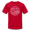 Alaska T-Shirt - State Design Unisex Alaska T Shirt - red